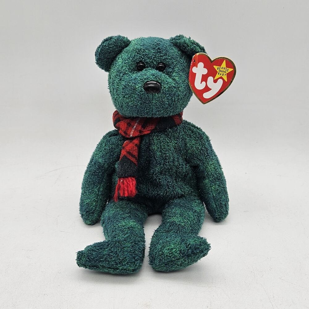 TY Beanie Babies Wallace The Bear 1999 Bean Bag Stuffed Animal Toy
